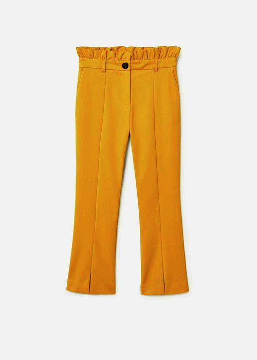 Pantalón flare volantes